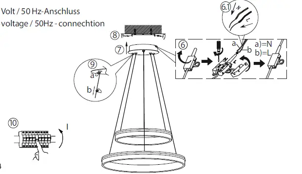 Paul Neuhaus 8420-55 Q VITO LED Pendant Light 3