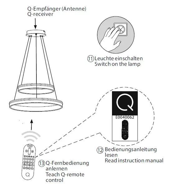 Paul Neuhaus 8420-55 Q VITO LED Pendant Light 4