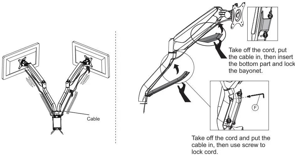 Flexispot-F8LD-Desk-Mount-Dual-Monitor-Mount-fig-10