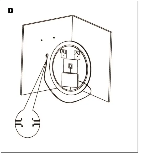 sycamore Lighting SY9060 Oslo LED Bathroom Mirror with Demister - fig 6