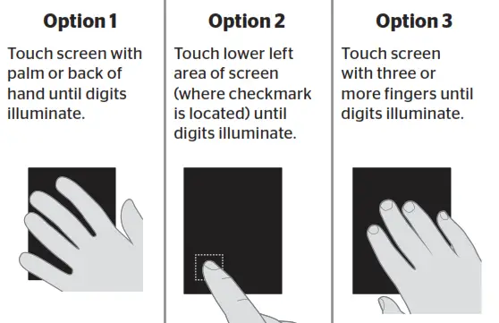 7 Activating the Screen