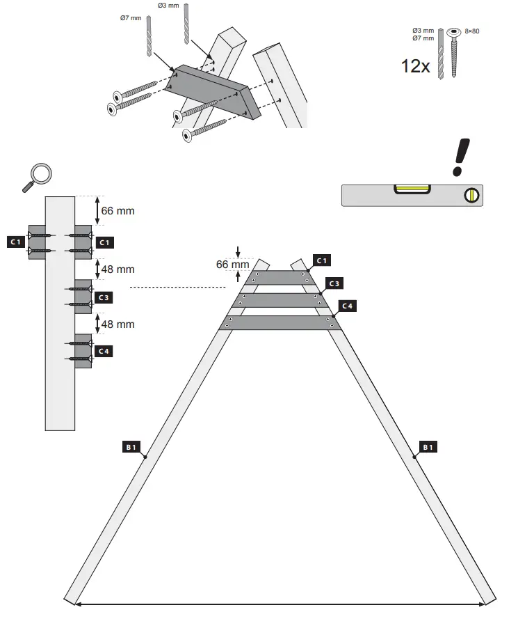 Karibu 173971 Akubi Play Tower - fig32