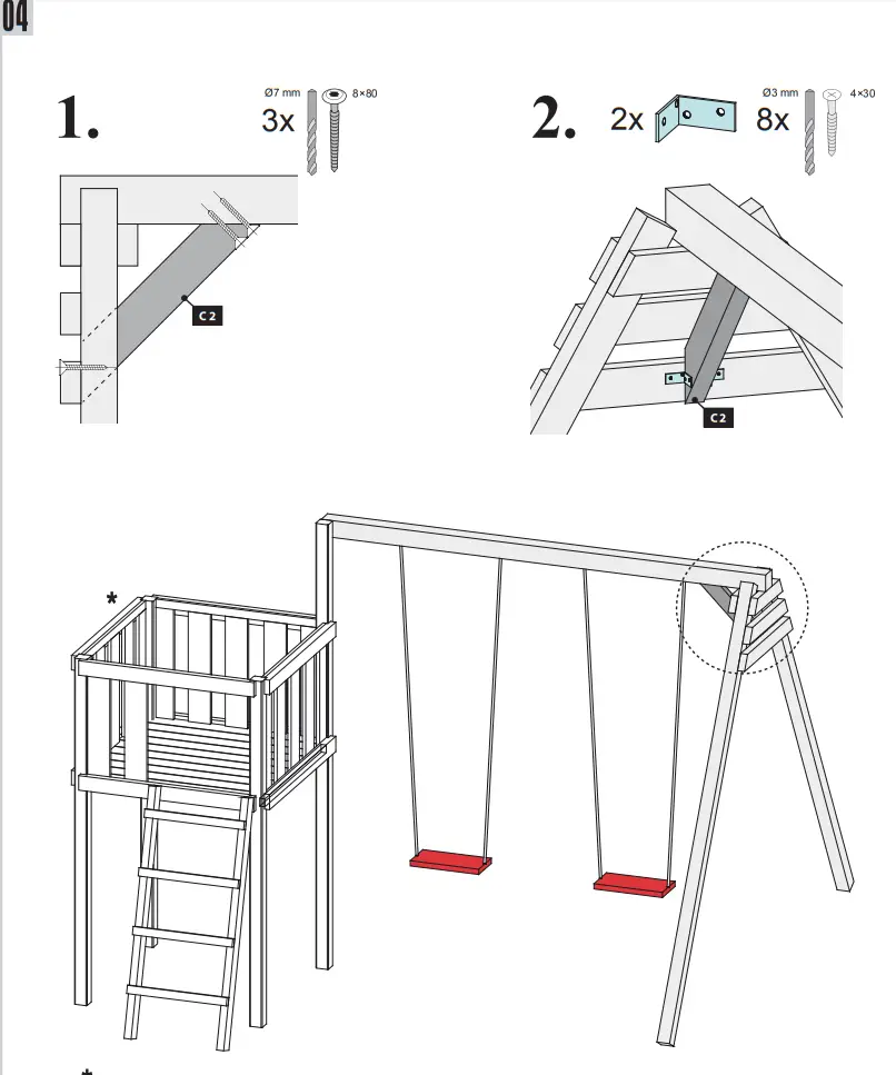 Karibu 173971 Akubi Play Tower - fig35