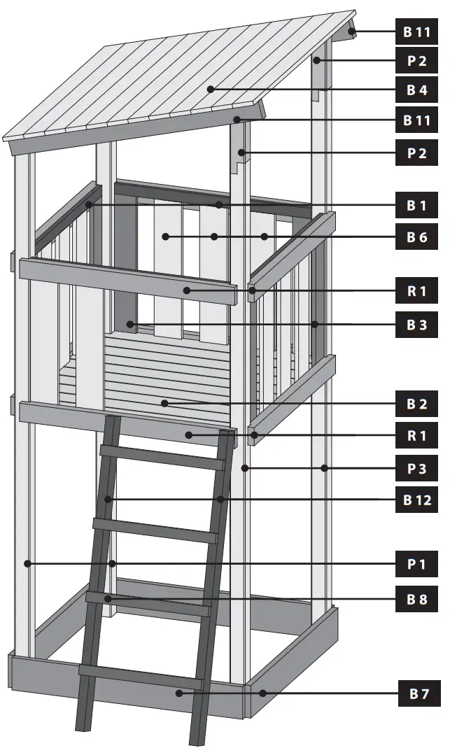 Karibu 173971 Akubi Play Tower - fig9