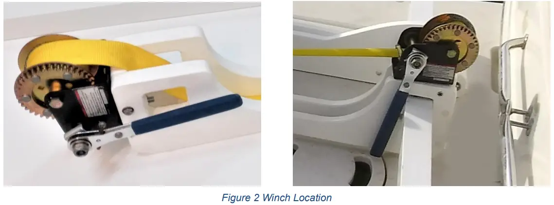 VERSACHOCK VCWINCHKIT Winch Kit for Tilting Davits - fig 3