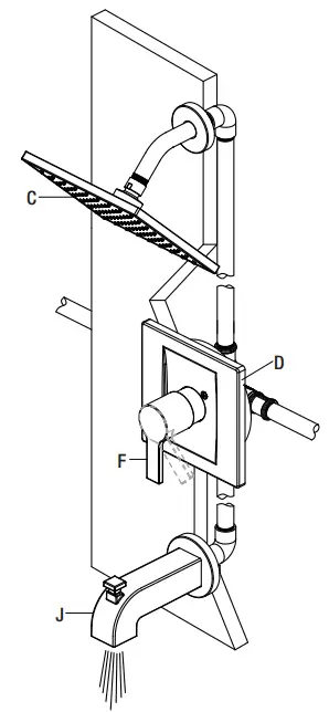 Glacier-bay-873W-6101-SINGLE-HANDLE-TUB-AND-SHOWER-FAUCET-FIG17