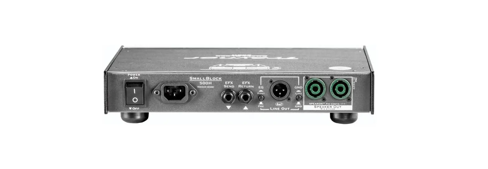 Traynor Small Block 500h Bass Guitar Amplifier Owner's Manual