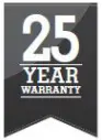 25 Year Warranty