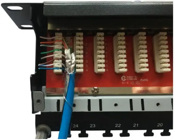 Ultima Cat6A Patch Panels Termination A04