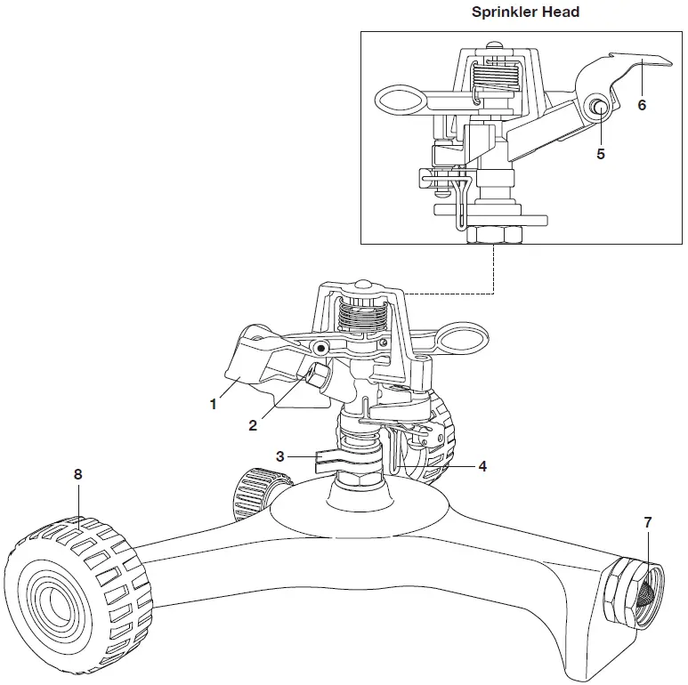 AQUAJOE AJ-IS10WB-RM 10 Inch Wheelbase-1