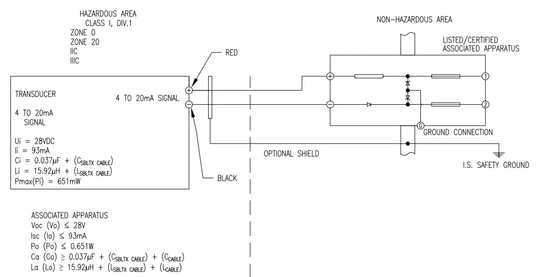 Mercoid Bulletin L-37 Series SBLTX Submersible Level Transducer - Fig 1