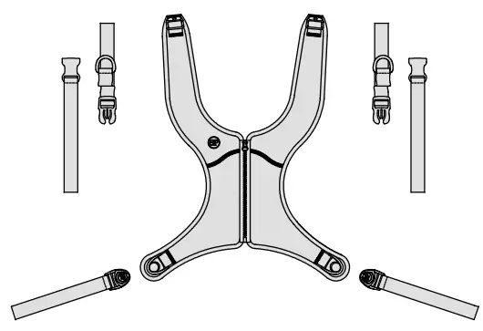 Bodypoint SH350 Stayflex Anterior Trunk Support-PRO