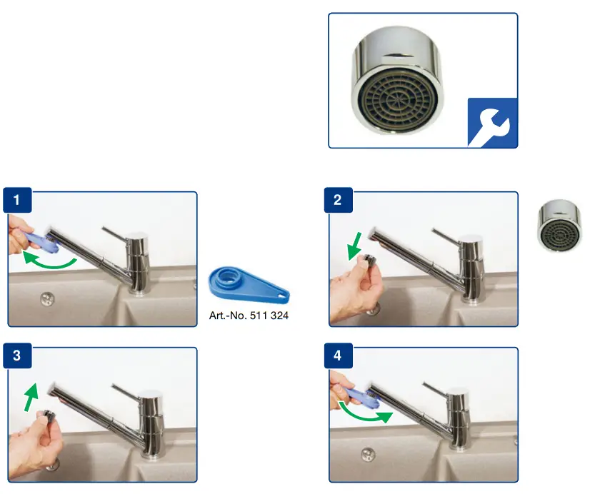 BLANCOANTAS S HD Single Lever Kitchen Mixer Tap - fig 2