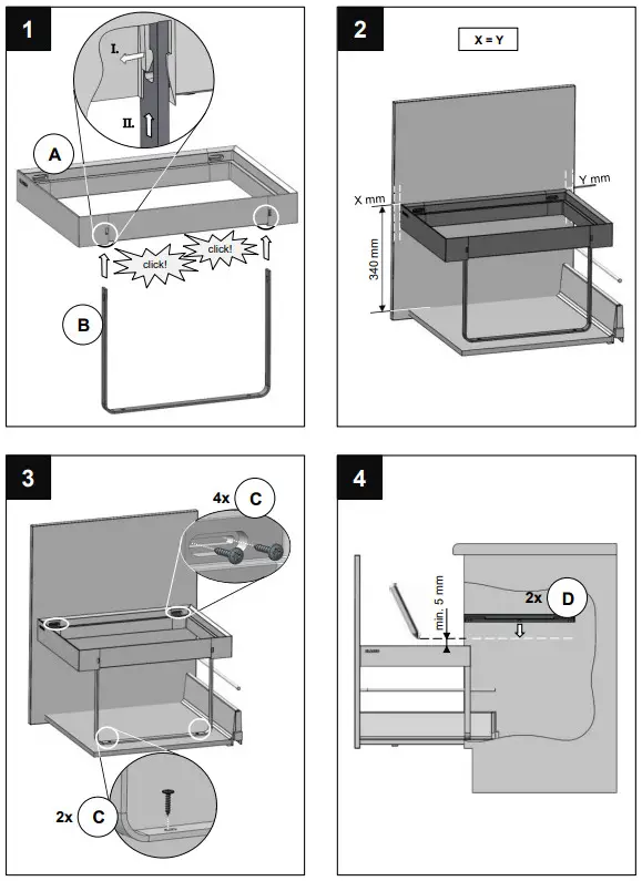 BLANCO FLEXON II Plastic Sheet Steel - Figure 2