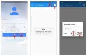 How to add photos to the Cloud?