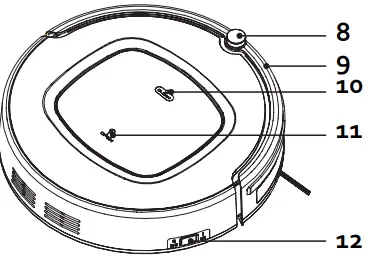 DOMO DO7288S Robot Vacuum Cleaner-fig3