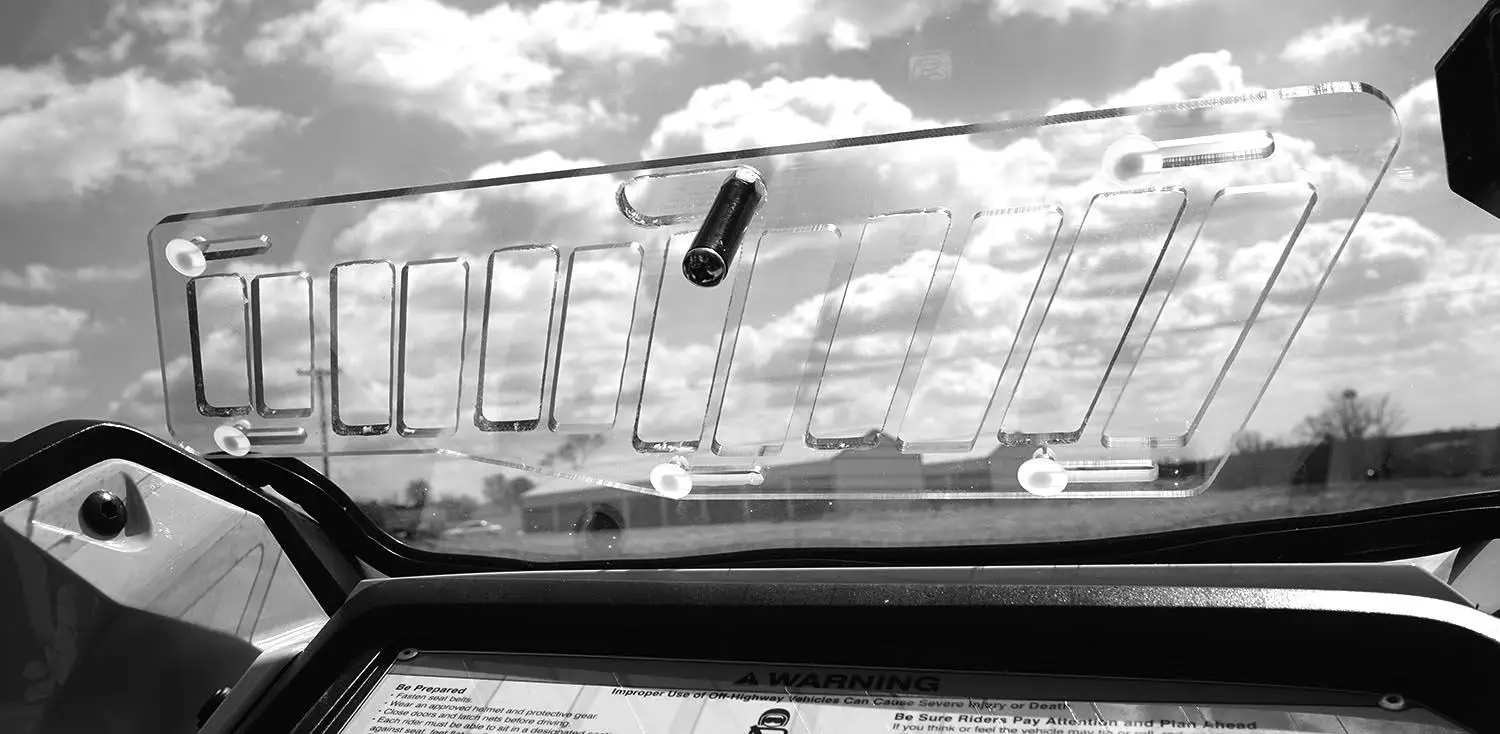 FALCON RIDGE Honda Talon 1000 Aero-Vent Front Lexan Windshield -03