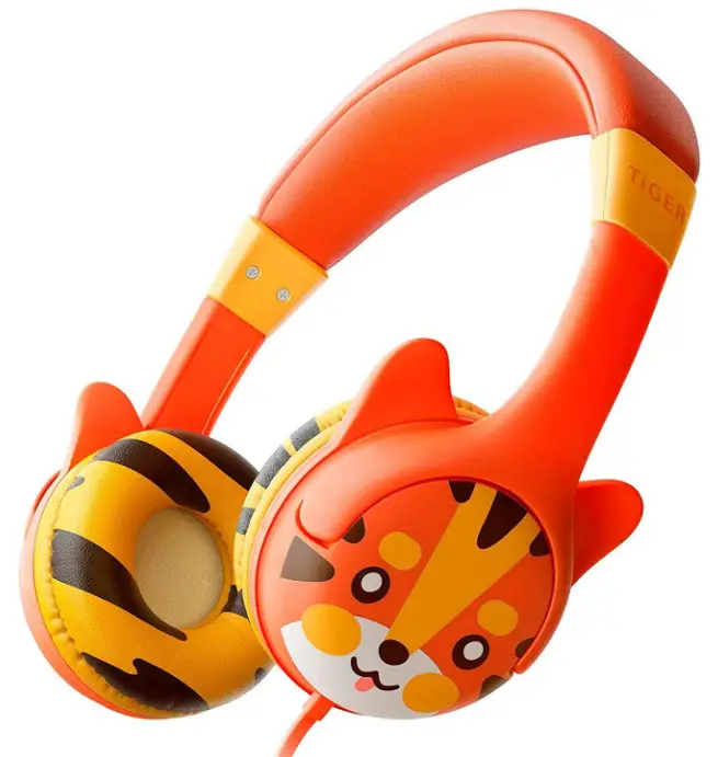 Kidrox-Tiger-Ear-Toddler-Headphones-Product