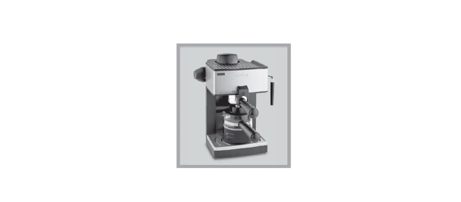 Mr. Coffee Ecm160 Cappuccino Maker User Manual Mr. Coffee Ecm160 Cappuccino Maker User Manual