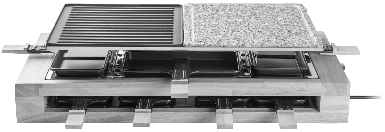 bestron ARG300BW XL Natural Stone Grill Raclette