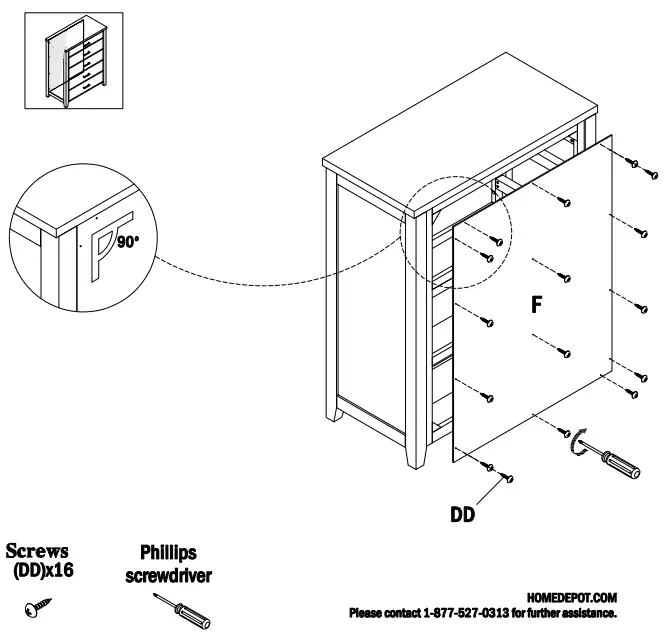 StyleWell LE 3454 Stafford Light Brown 5 Drawer Light Brown Chest of Drawers - Fig 8