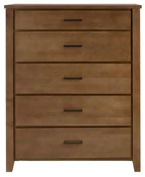 StyleWell LE 3454 Stafford Light Brown 5 Drawer Light Brown Chest of Drawers