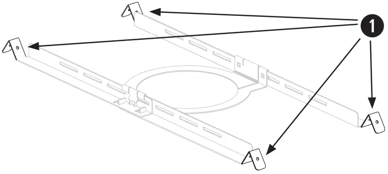 BOSE FreeSpace FS2C and FS4CE Adjustable Tile Bridge-fig2