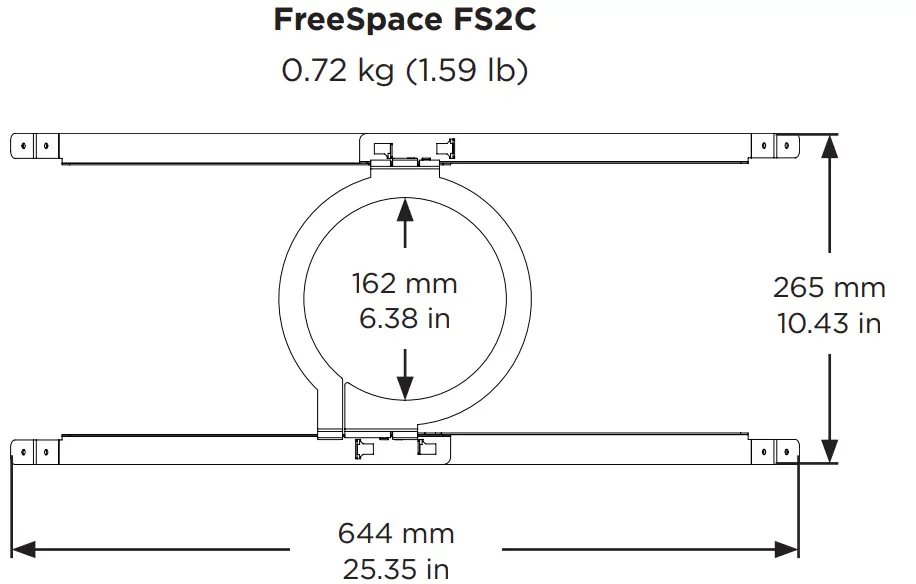 BOSE FreeSpace FS2C and FS4CE Adjustable Tile Bridge-fig5