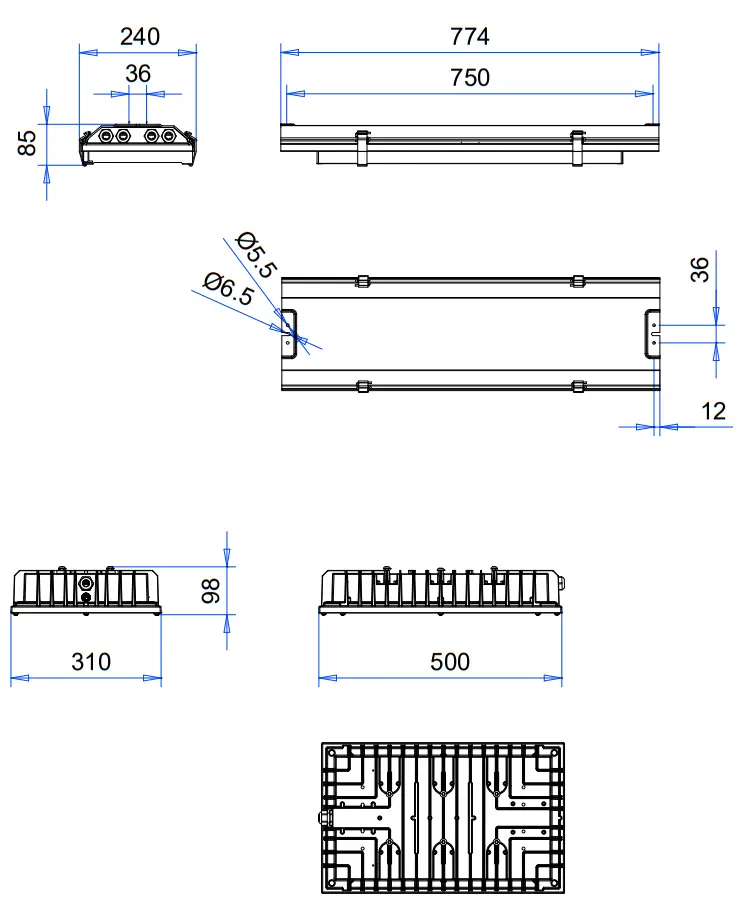 I VALO XENRE80 Xenre Industrial Luminaires - fig 1