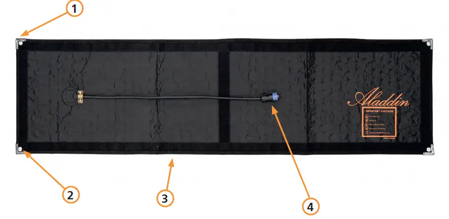 Aladdin BI-FABRIC 4 Flexible LED Panel 1