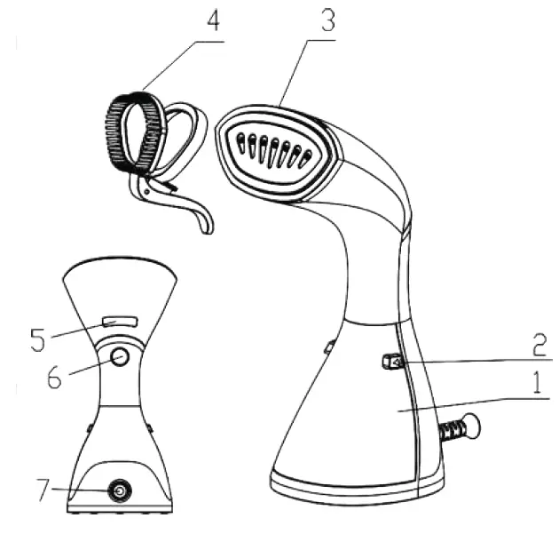 MAGIO-MG-321-Garment-Steamer-FIG-1