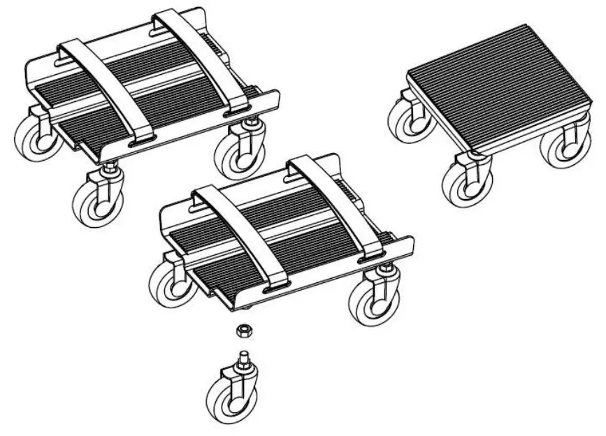 BLACK ICE SNO 1503 Snowmobile Dolly