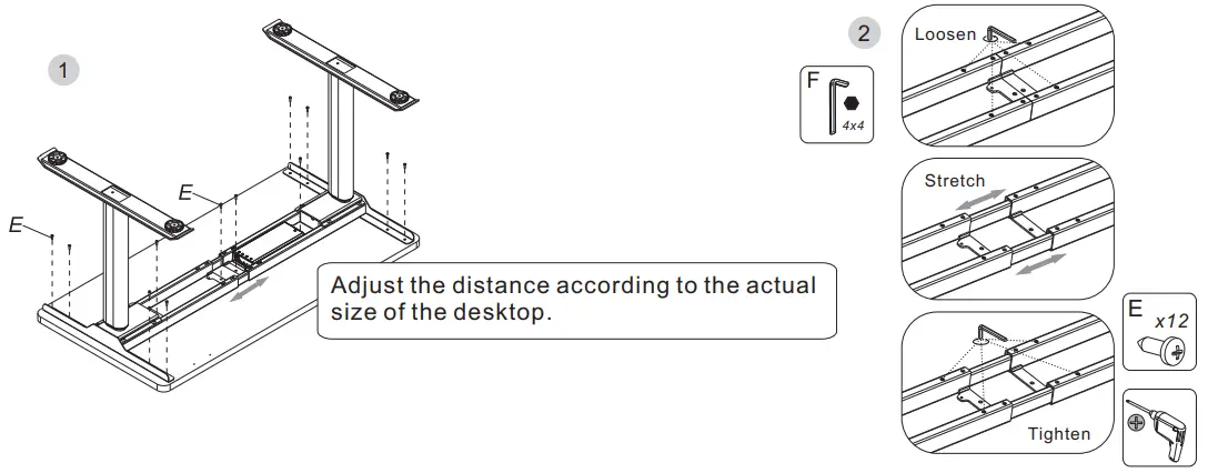 FLEXISPOT EC8B Electric Height Adjustable Standing Desk - Fig 10