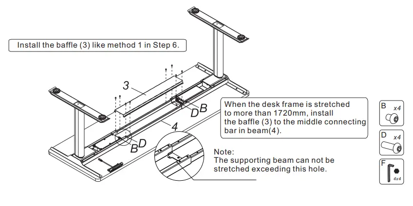 FLEXISPOT EC8B Electric Height Adjustable Standing Desk - Fig 13
