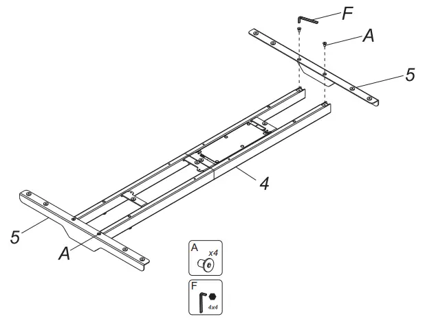 FLEXISPOT EC8B Electric Height Adjustable Standing Desk - Fig 7