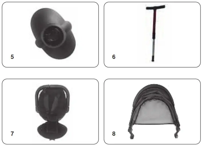 kidwell ROTRAXE01A0 ROTRAXE02A0 AXEL Tricycle - overview 2