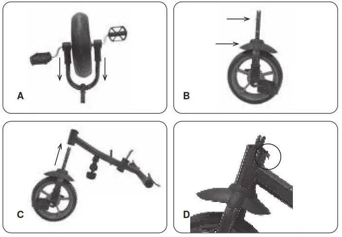 kidwell ROTRAXE01A0 ROTRAXE02A0 AXEL Tricycle - overview 5