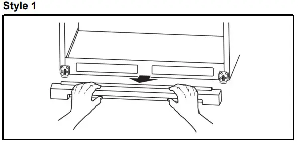 Whirlpool French Door Bottom Mount -ASE GRILLE