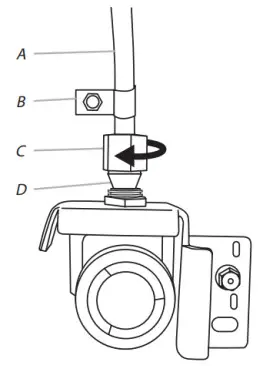 Whirlpool French Door Bottom Mount - Compression nut