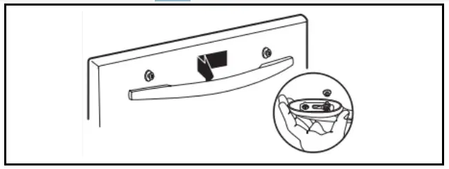 Whirlpool French Door Bottom Mount -Freezer Door Handle Style 5