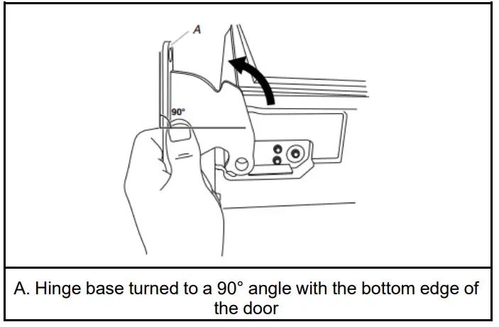 Whirlpool French Door Bottom Mount -bottom edge