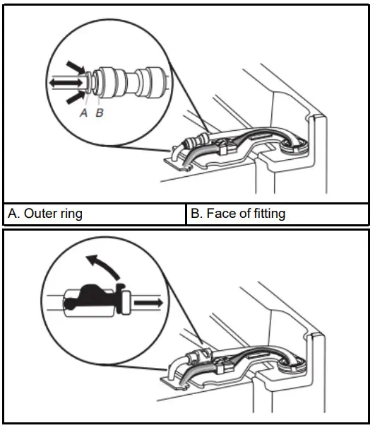 Whirlpool French Door Bottom Mount -colored outer