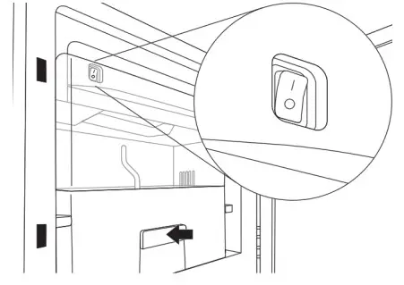 Whirlpool French Door Bottom Mount -compartment door