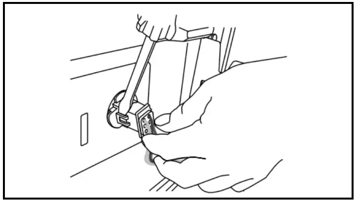 Whirlpool French Door Bottom Mount -connector tab