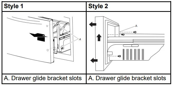 Whirlpool French Door Bottom Mount -drawer front
