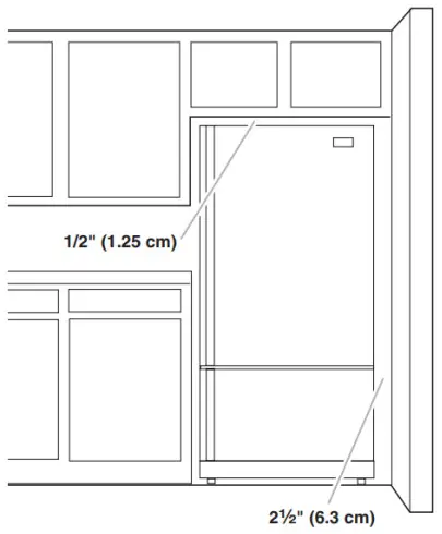 Whirlpool French Door Bottom Mount - install the refrigerator