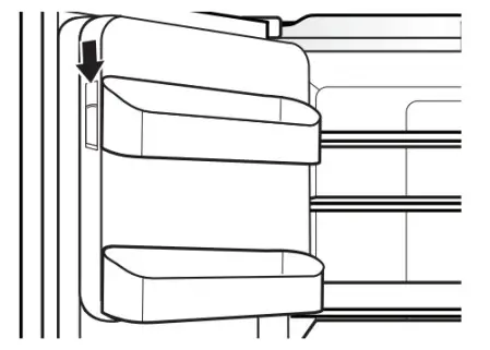 Whirlpool French Door Bottom Mount -the door