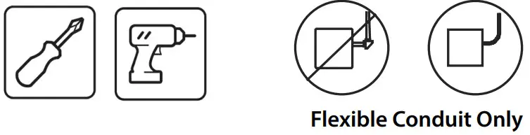 NICOR ECL310UNVWHG2SD ECL3 Slim LED Combo Exit Sign & Emergency Light - Tools Needed