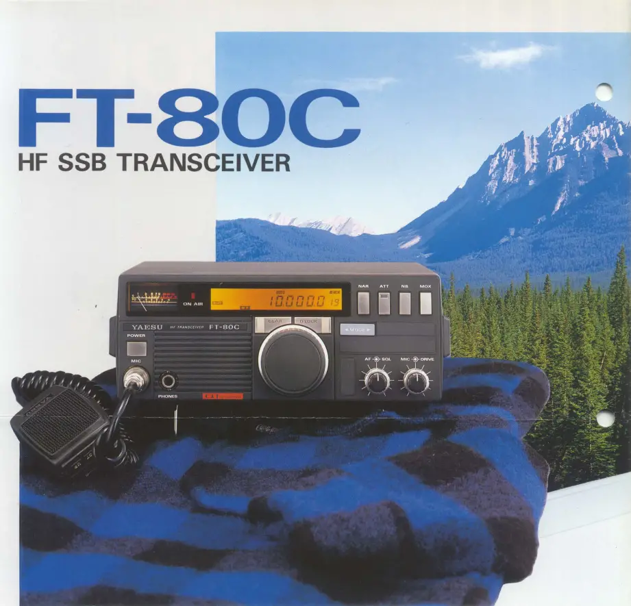 YAESU FT-80C HF SSB Transceiver