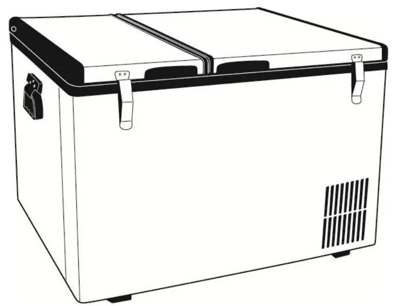 Whynter FM-62DZ 62 Qt Dual Zone Portable Fridge